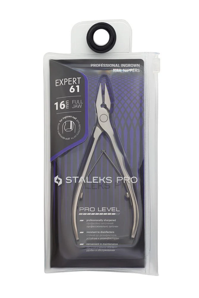 Professional ingrown nail nippers Staleks Pro Expert 61, 16mm - Image 5
